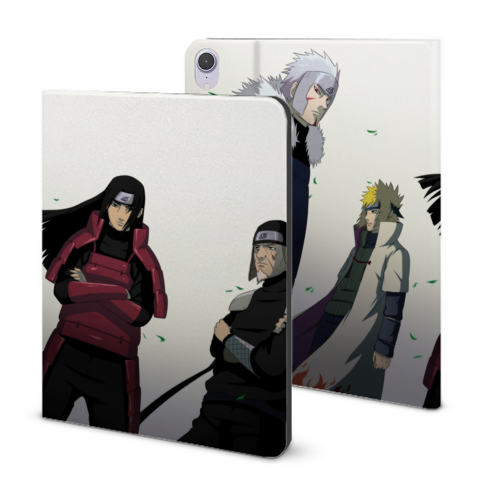 （画像用） NARUTO -ナルト- NARUTO -ナルト- 疾風伝 IPad ケース ブック型 PUレザー TPU 耐衝撃 軽量 薄型 ペン収納なし 全面保護 IPad 各モデル対応